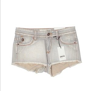NWT Topshop Gray Denim Shorts